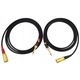 Klotz audio kábel 2x Jack 6,3mm - 2x XLR papa, 1,5m, carbon, 24k arany