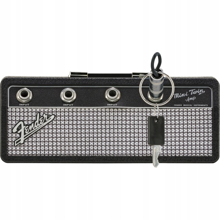 Fender Jack Rack kulcstartó, 4 gitárkulcs, falra szerelhető, többszínű