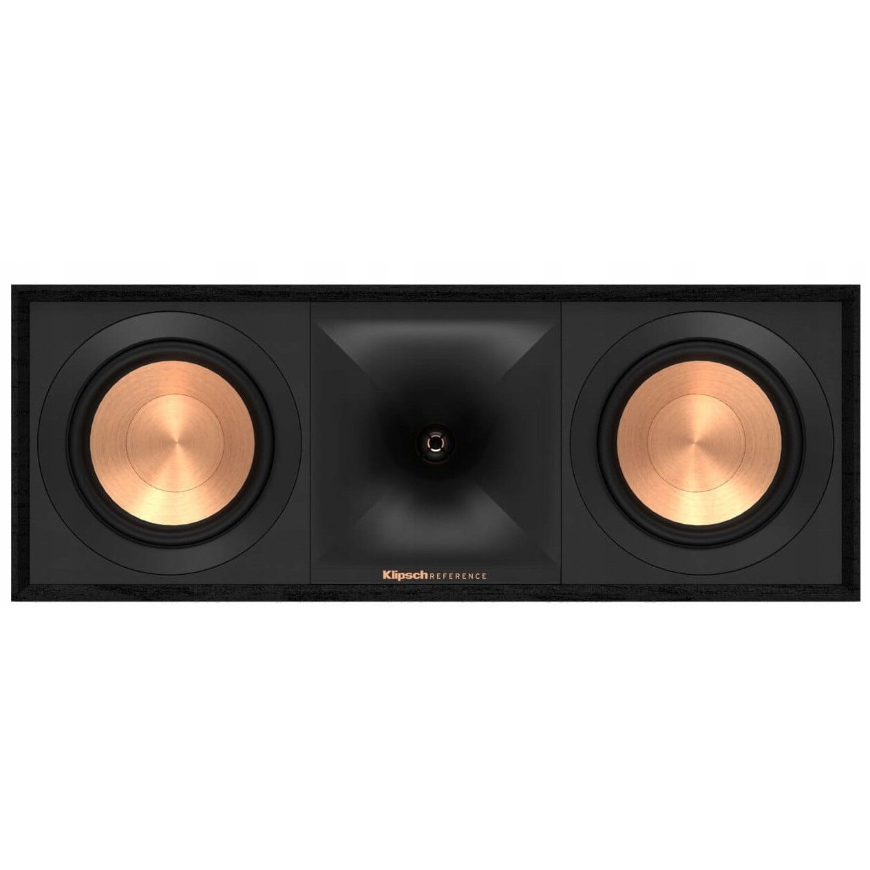 Boxa centrala Klipsch Reference R-50C (35P8735RE), 2 x 13,3 cm TCP woofere cu membrana cuprata, tweeter LTS aluminiu in Tractrix® Horn 90°x90°, 8 Ω, 100W RMS/400W peak, 90–21 kHz, 96 dB, negru texturat, 178 x 476 x 208 mm