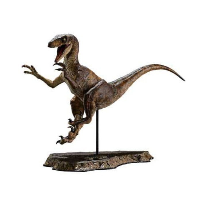 Figurina Velociraptor in salt 1/10, Jurassic Park, 21x32x14cm, multicolor