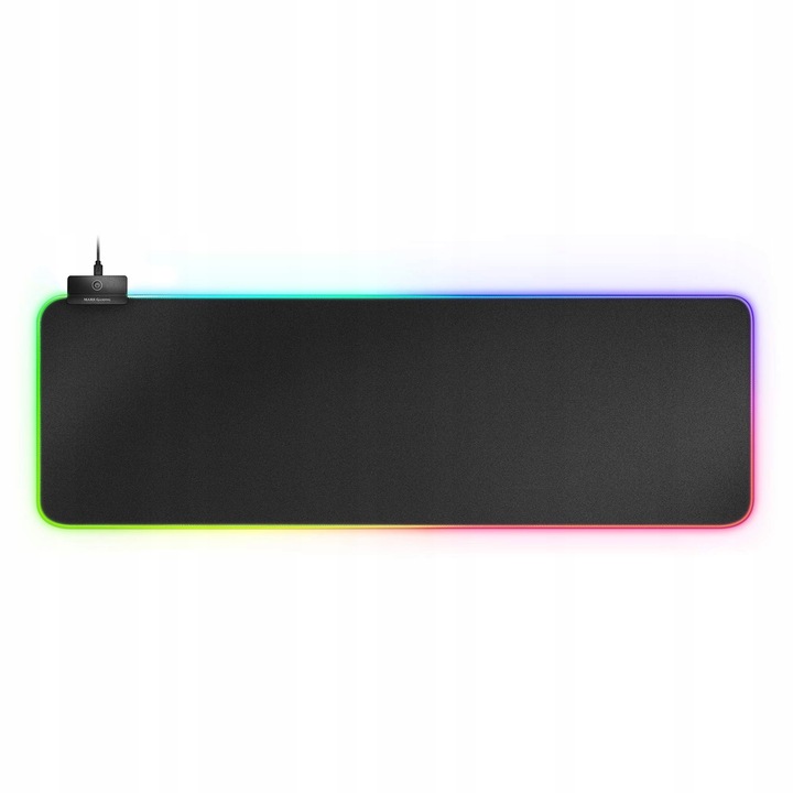 Mousepad Gaming XXL Mars Gaming MMPRGB2, RGB 12 moduri, 2x USB, multicolor, 80x30x0.4cm