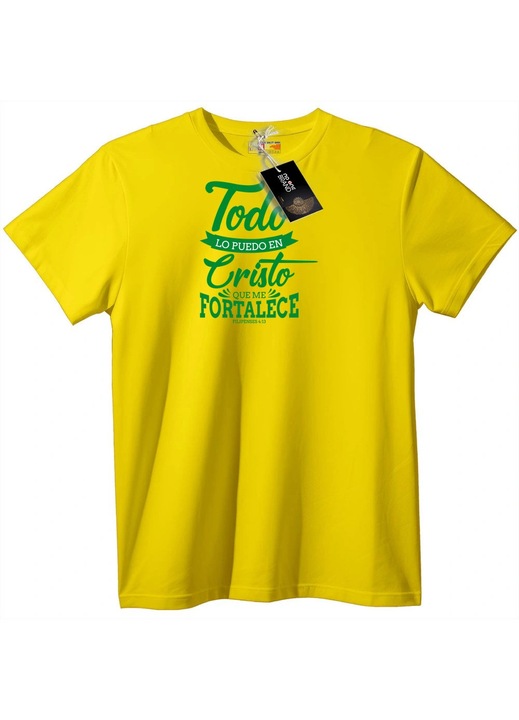 Póló, Mindent megtehetek Krisztus által, Sárga, S
