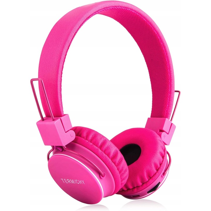 Termichy X2 vezeték nélküli fejhallgató, sárga, gyerekeknek, Bluetooth, 93 dB, 120g, teljes készlet