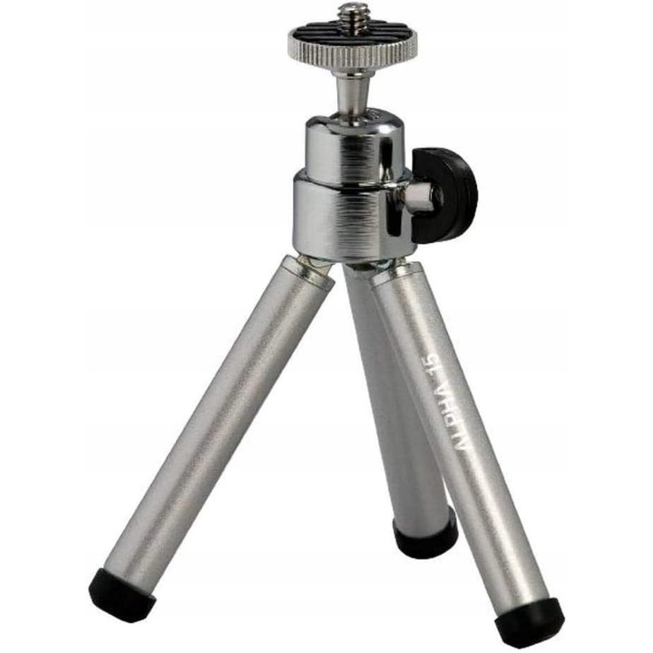 Stativ foto Cullmann Alpha 15, 18cm, 0,5kg, argintiu, compact