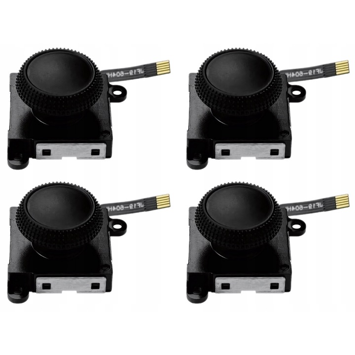 Set 4x Analog Joystick Halla pentru Nintendo Switch Lite OLED, negru