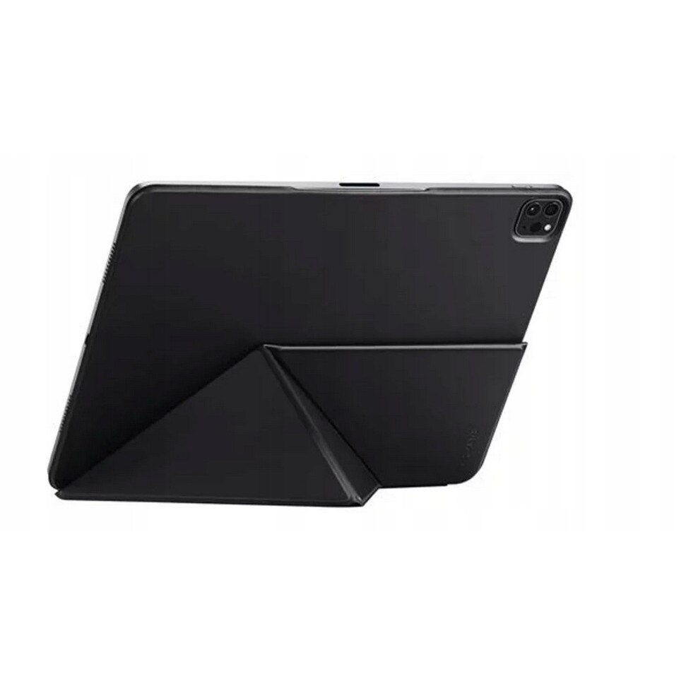 Etui pentru iPad Air 11" 2024/2022 / iPad Pro 11" 2022, Pitaka Folio 2, negru, cu suport multifunctional, protectie completa