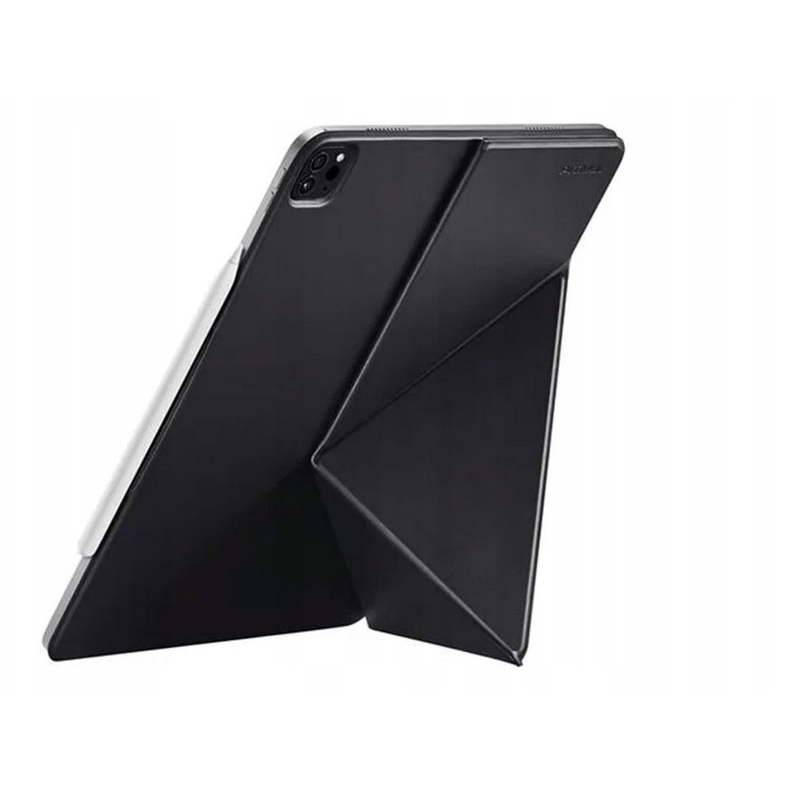 Etui pentru iPad Air 11" 2024/2022 / iPad Pro 11" 2022, Pitaka Folio 2, negru, cu suport multifunctional, protectie completa