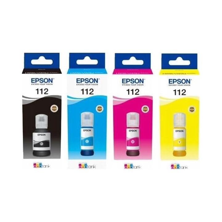 Epson 112 CMYK tintapatron készlet, 3 x 70ml + 127ml