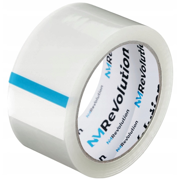 Banda adeziva transparenta NM Revolution, 48mm x 45m, set de 36 bucati