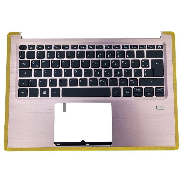 Tastatura laptop, 14 inch, roz, set cu carcasa, pentru Acer Swift 3 SF314-41 SF314-54 SF314-56 SF314-58, versiune germana