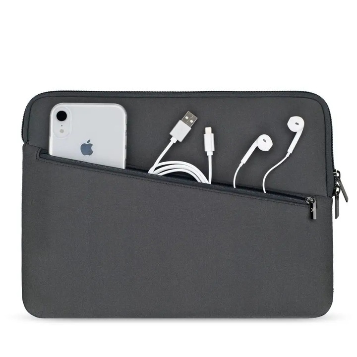 Artwizz laptop táska, neoprén, 13'', szürke, uniszex, 1 db-os szett.