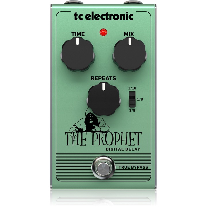 TC Electronic The Prophet Digital Delay hangprocesszor, 3 beállítás, kompakt, 1.300 ms késleltetés
