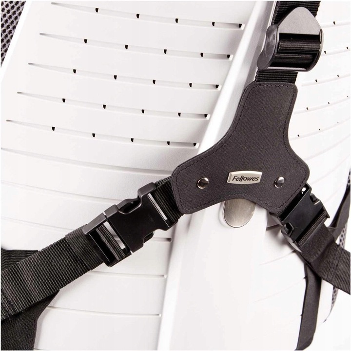 Fellowes podporka profesionala pentru spate, 365x375x55mm, cu umplutura din spuma memoriei, cu protectie antibacteriana