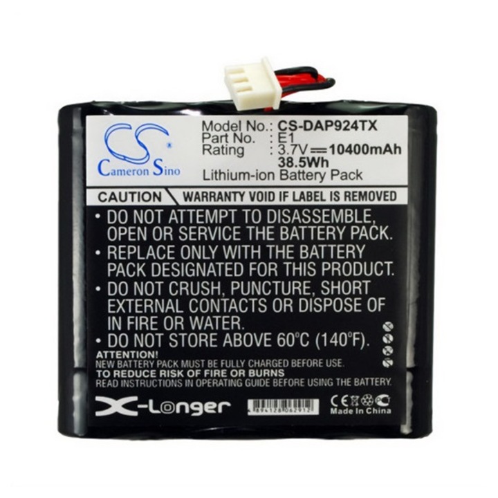 Cameron sino li-ion akkumulátor, 3.7v, 10400mAh, kompatibilis pure e1 kék-vel