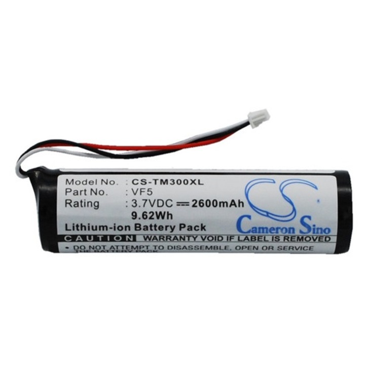 Cameron sino li-ion akkumulátor, 3.7v, 2600mAh, kompatibilis tomtom vf5 -vel