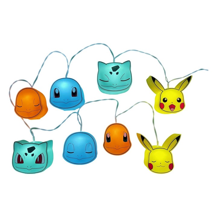 Luminite Fairy POKEMON 160 cm, 2 moduri de iluminare, multicolor