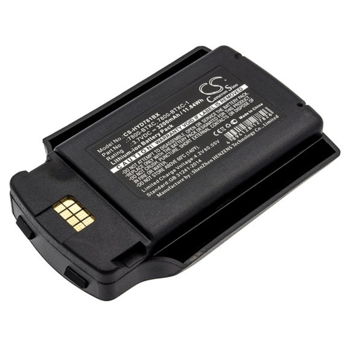 Cameron sino li-ion akkumulátor, 3.7v, 3200mAh, kompatibilis dolphin 7600-btxc -vel