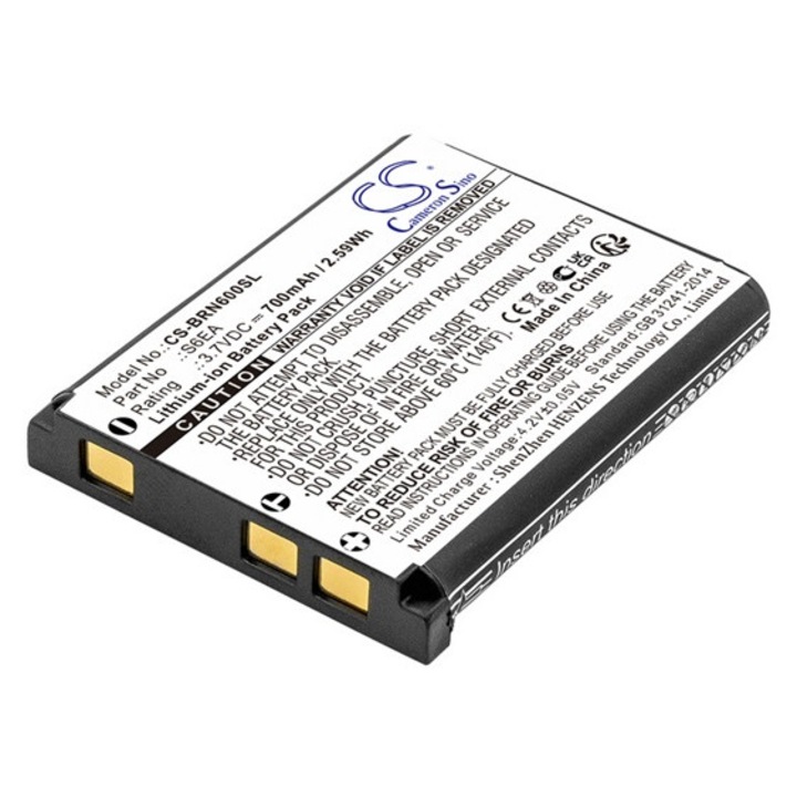 Cameron sino li-ion akkumulátor, 3.7v, 700mAh, kompatibilis bosch s6ea -vel