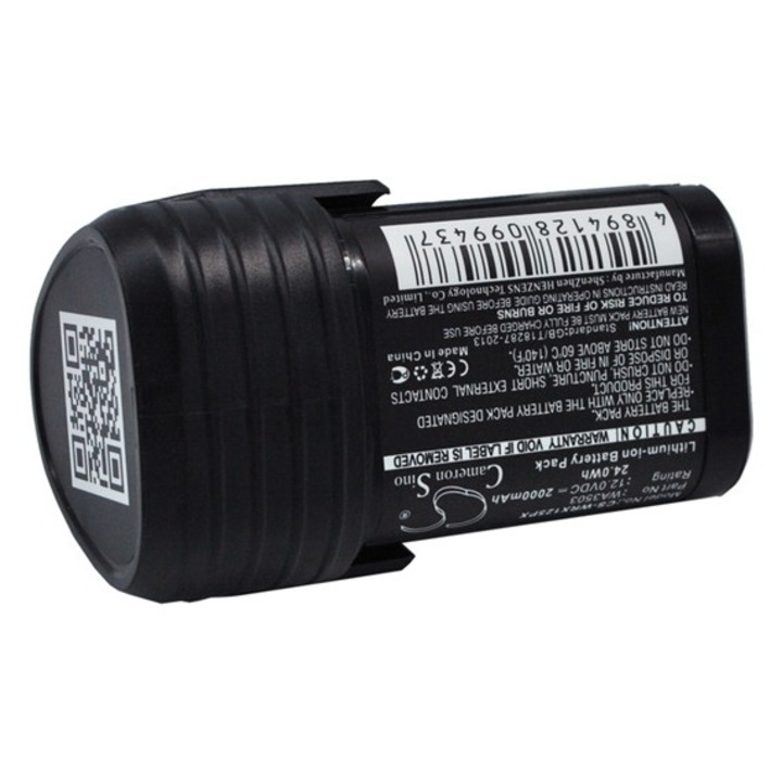 Cameron sino li-ion akkumulátor, 12v, 2000mAh, kompatibilis worx wa3503 -vel