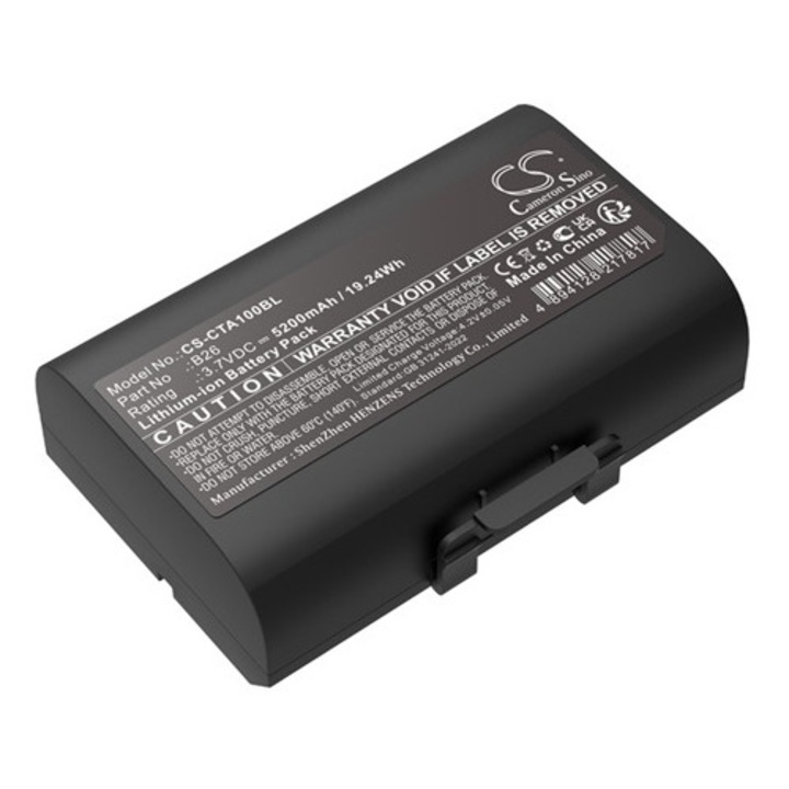 Cameron sino li-ion akkumulátor, 3.7v, 5200mAh, kompatibilis castles b26 -vel