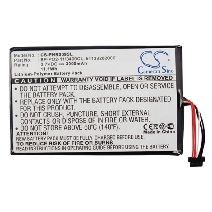 Cameron sino li-polymer akkumulátor, 3.7v, 3000mAh, kompatibilis pandigital bp-po2-11, 3400cl -vel