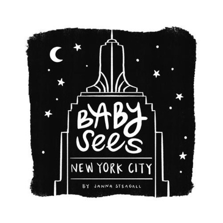 Baby Sees New York City: A High-contrast Board Book For Babies - Janna Steagall