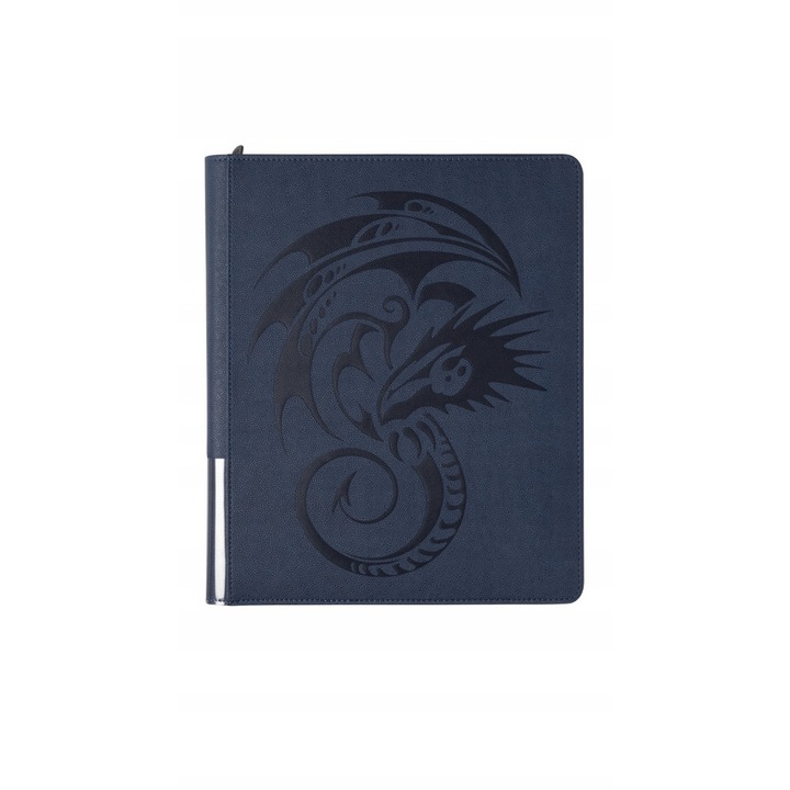 Dragon Shield Zipster kártyaalbum, 20 oldal 18 zsebes, sötétkék, szett