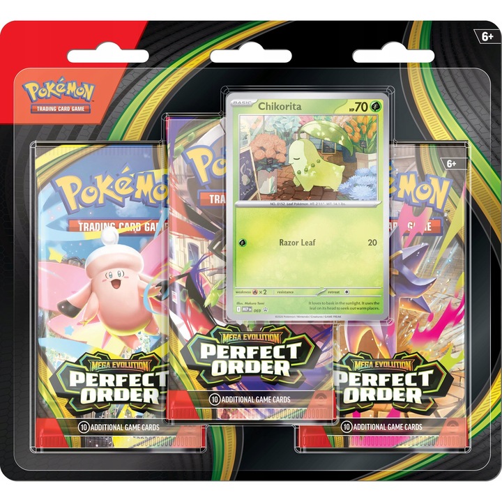 Pokemon TCG: Perfect Order - Set 3-Pachete Blister