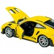 Welly Porsche 911 992 GT3 RS modellautó, sárga, 16x8cm, 1:24