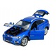 MSZ BMW X6 fém autómodell, 1:24, kék