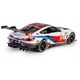 RMZ Hobby BMW M8 GTE 2018 #25 kisautó, fém, 18,5x7,5x9cm, világító elemekkel, 1:32