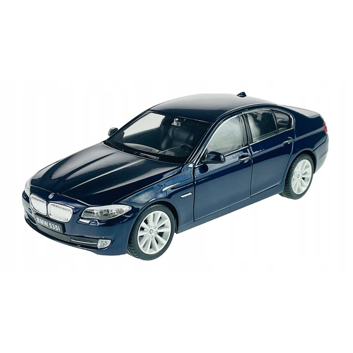 Masina de colectie BMW 535i, Welly, 1:24, 19.5x7x5,5cm, usi si capota deschise