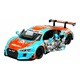MSZ Audi R8 LMS Wasa Racing fém kisautó, 1:24, kék