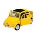 Bburago fém kisautó 1965 FIAT 500F, 1:24, sárga, 13cm