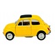 Bburago fém kisautó 1965 FIAT 500F, 1:24, sárga, 13cm