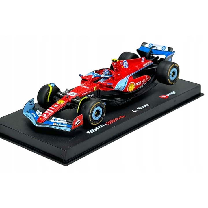Bburago Ferrari F1 SF-24 #55 Sainz, 1:43 autómodell