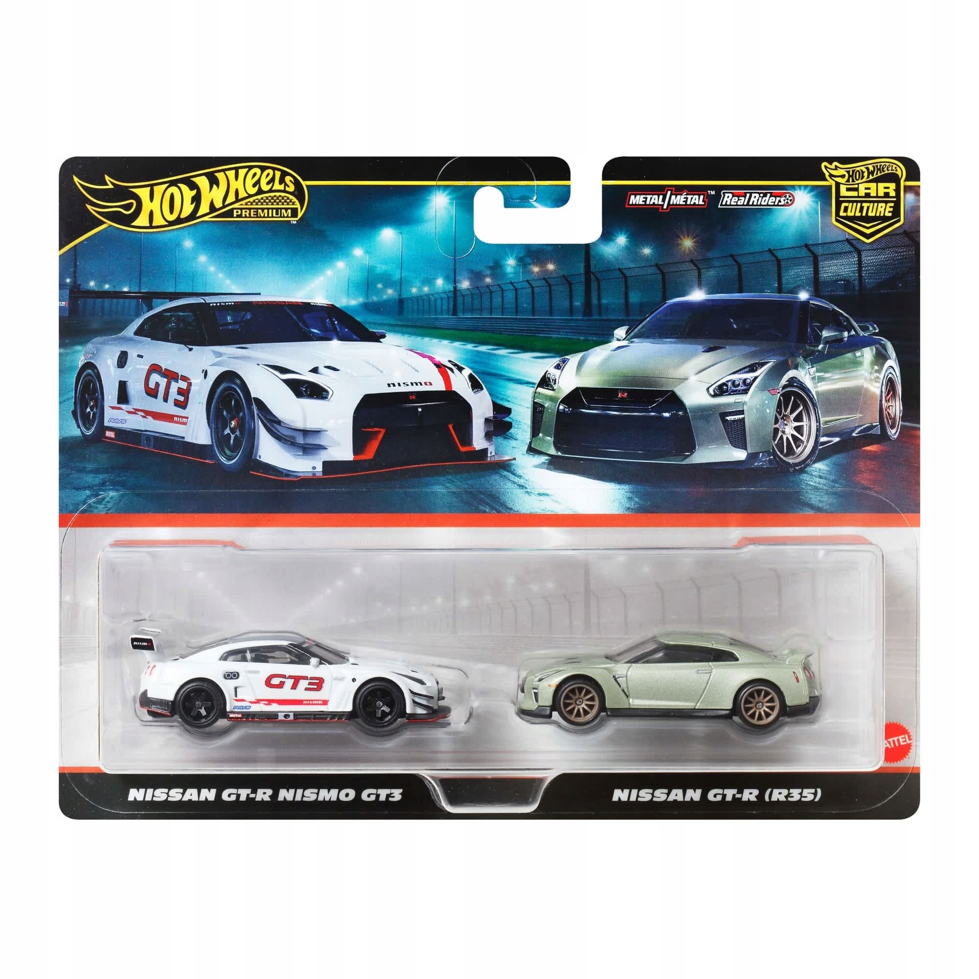 Masinuta metalica Hot Wheels Premium Pop Culture, Nissan GT-R