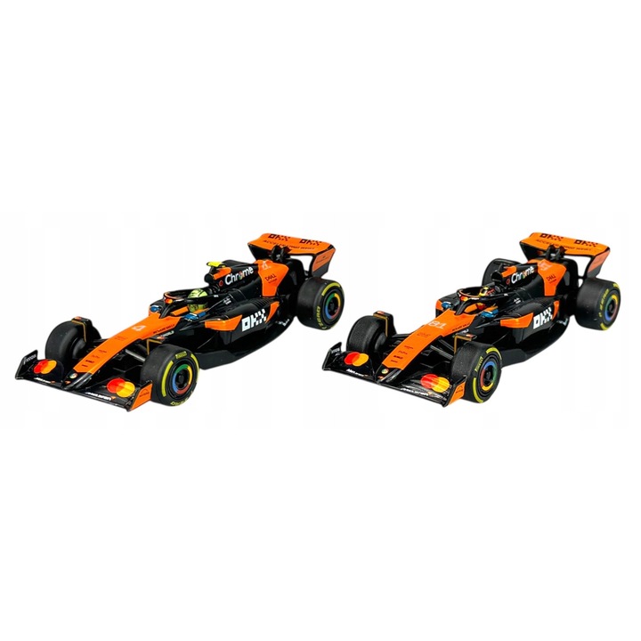 Set 2 masinute Carrera McLaren MCL39 1:43, multicolor, 20x14x9cm