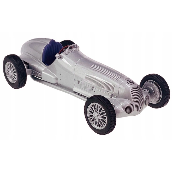 Welly Mercedes W125 1937 modellautó, fém, 19x6x8cm, nyitható ajtók és motorháztető