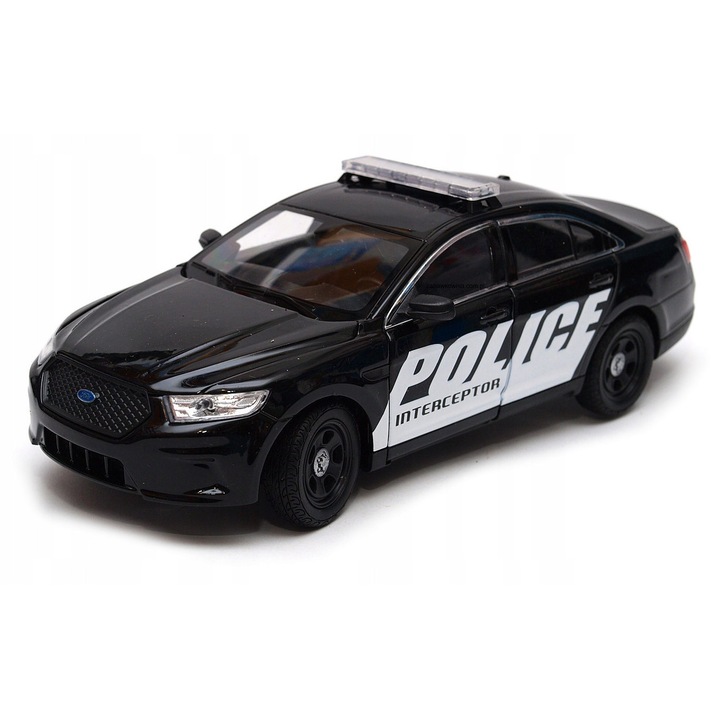 FORD POLICE INTERCEPTOR autómodell, Dromader, 1:24, fém, 20x6,5x7,5cm