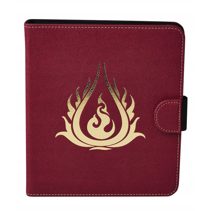 Codex de Vraji Dragon Shield, 160 sloturi, rosu sangeros, cu marker uscat-erasabil