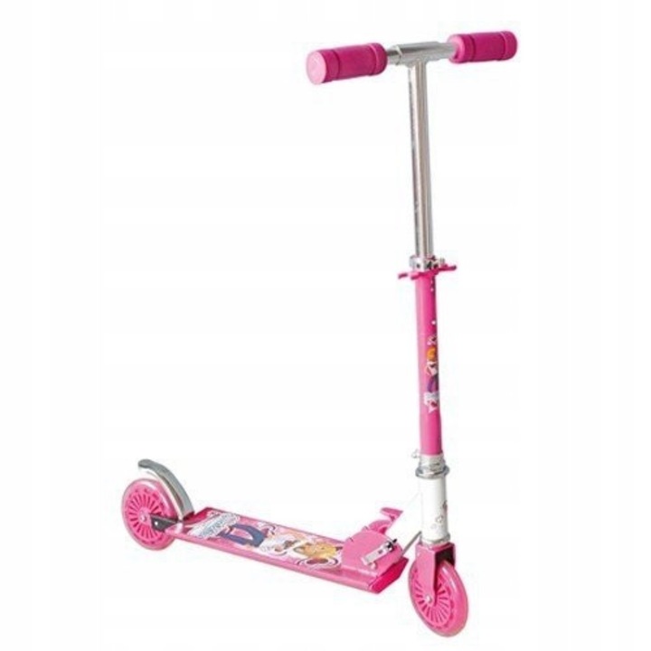 Trotineta Artyk Natalia, roz, 125mm roti, inaltime ajustabila 84-89cm, set pentru fetite 3-5 ani