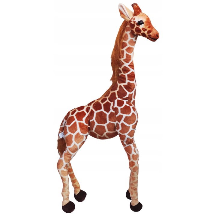 Jucarie de plus, Dromader, girafa, 80cm, multicolor