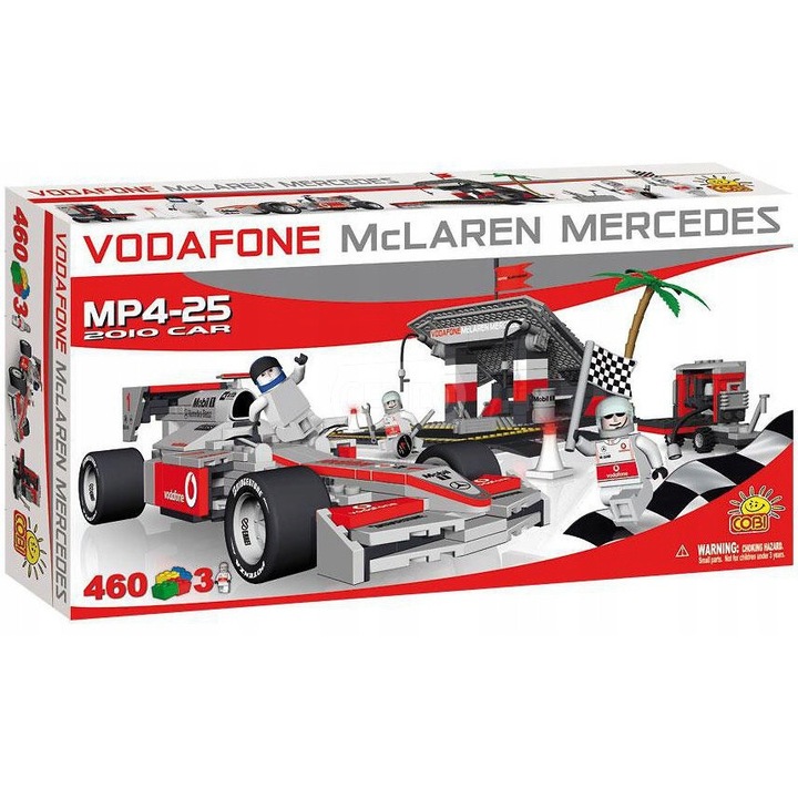 Set de constructie, Cobi, McLaren Mercedes, multicolor