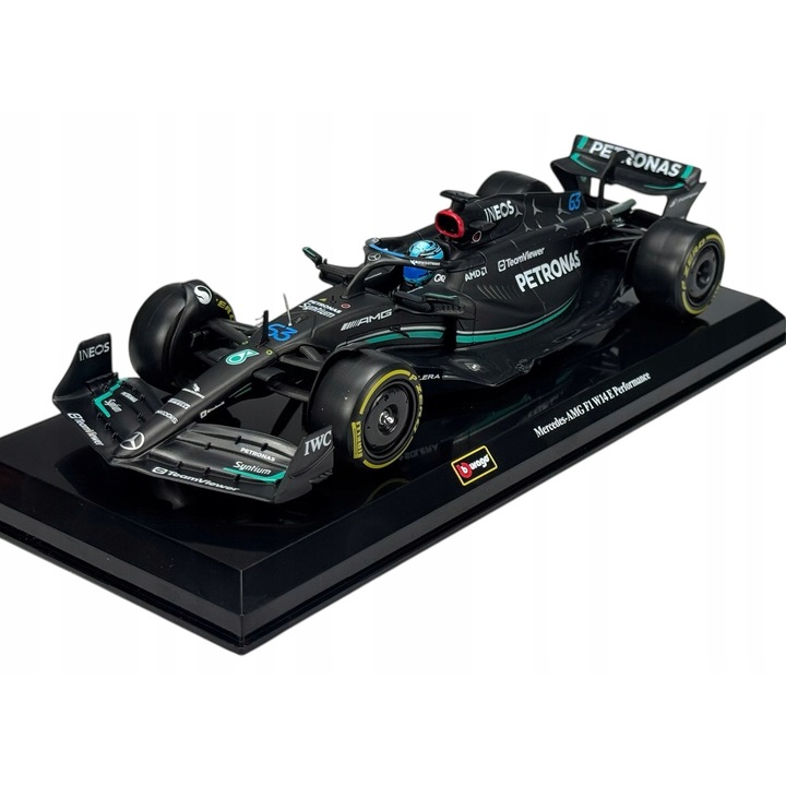 Masinuta Bburago Mercedes-AMG F1 W14 #63 Russell 1:24