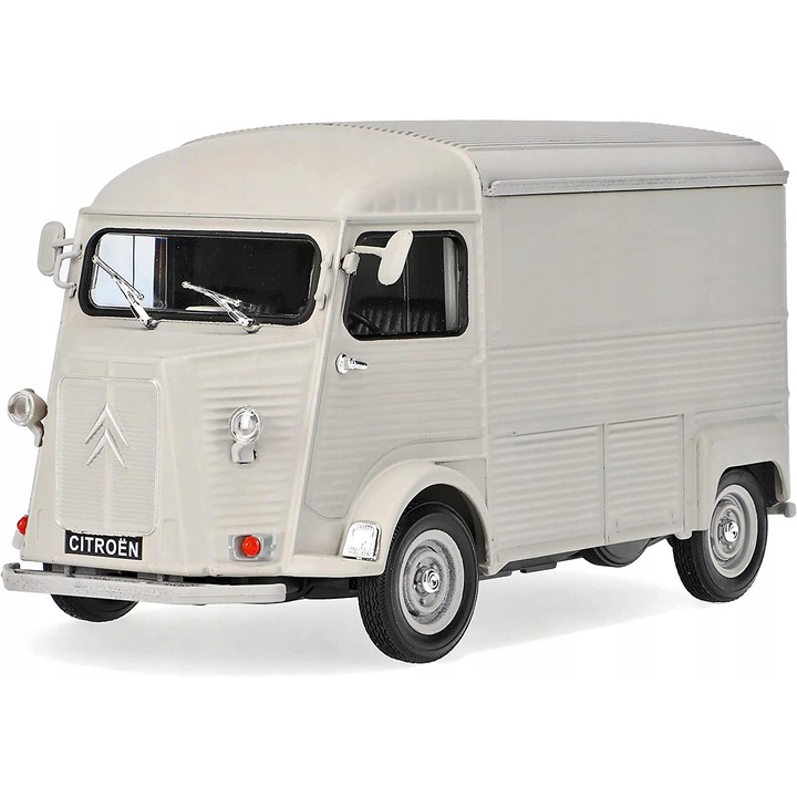 CITROEN 2CV 6 CHARLESTON gyűjtői autó, Welly, fém, nyitható ajtók, méretek 16x5,7x6,5cm, szürke