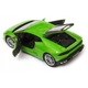 Lamborghini Huracan Coupe 1:24 modellautó, Welly, zöld, 19cm