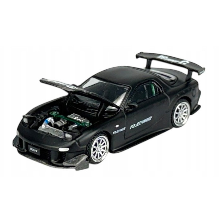 Kisautó, Mazda RX7 Re-Amemiya, 1:64, fekete