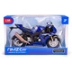 Automodell, HONDA CBR1000RR-R FIREBLADE, 1:12, kék, 17x10cm RMZ