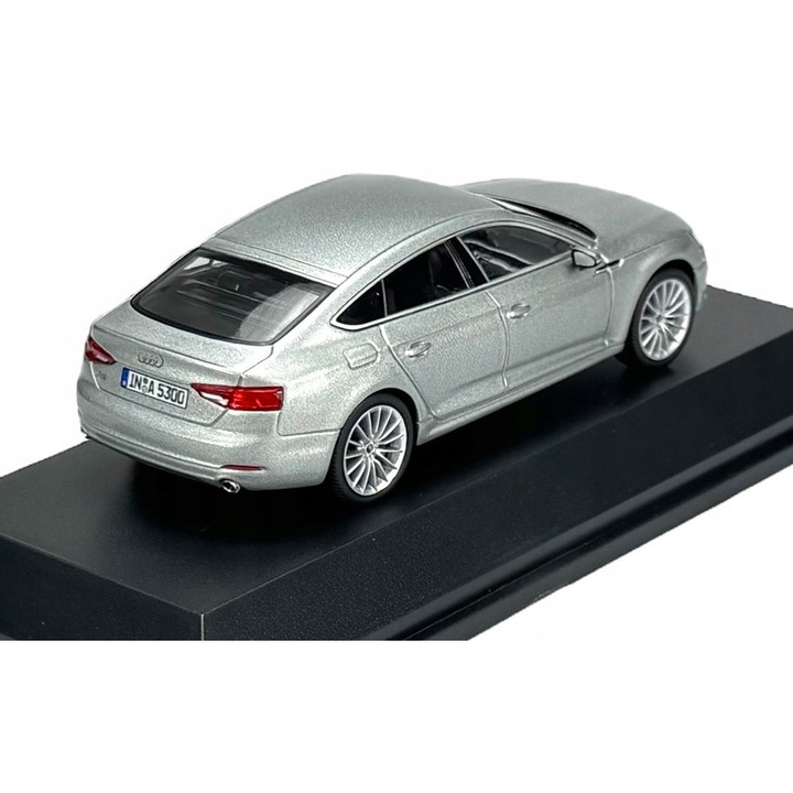 Audi A5 Sportback 1:43 modellautó, fém, ezüst